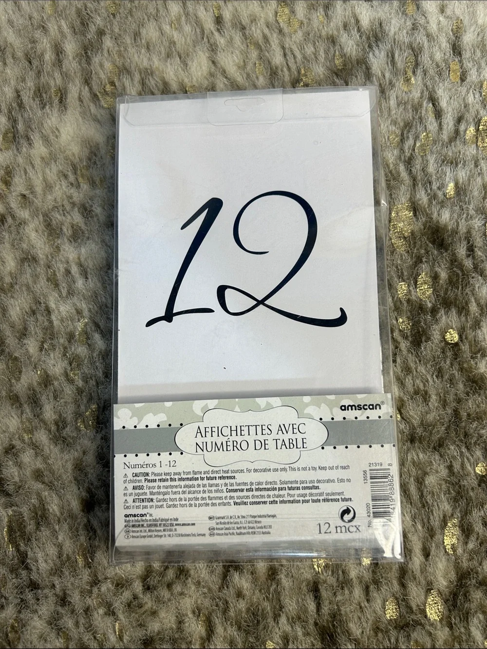 5 for $25🔥Place Cards- Set‎ of 12- New